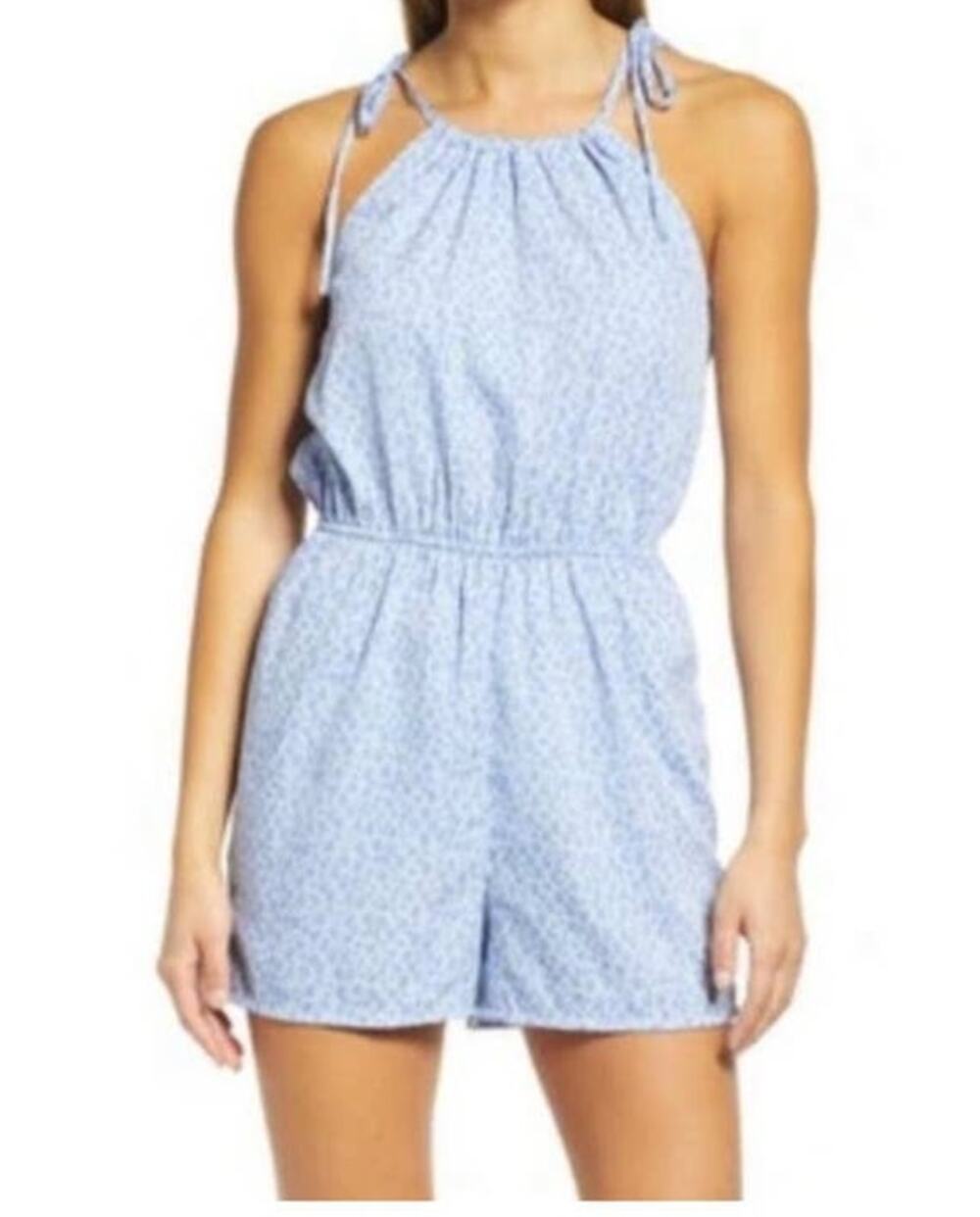 Vero Moda Romper animal print halter sleeveless Medium M